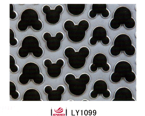 Double color cold decorative pattern